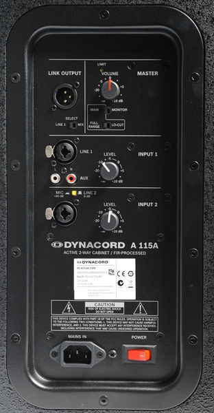 DYNACORD - A 115A بلندگو اکتیو